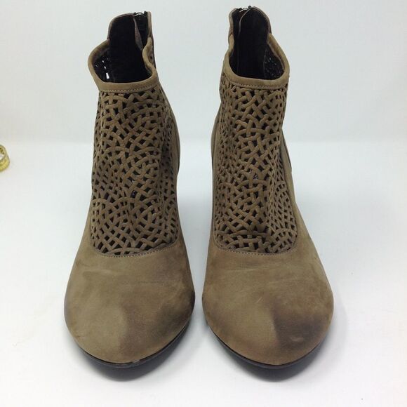 Audley london taupe leather lattice ankle boots 39 - Picture 11 of 16
